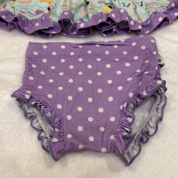 Birdie Bean Paris themed dress and bloomers 0-3 month. Perfect condition - Picture 2 of 5